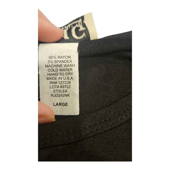 TMG Large Long Sleeve Black Mini Dress - Picture 3 of 7